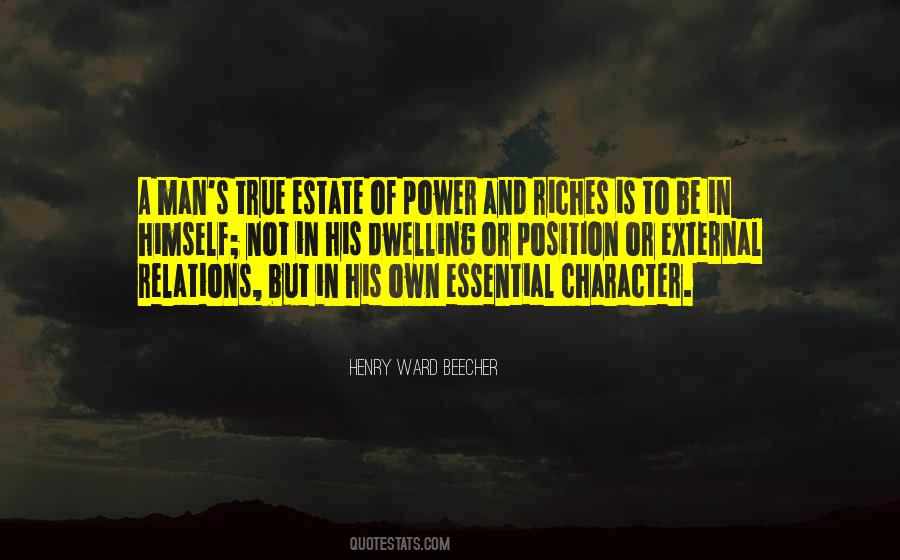 Quotes About Man Of Character #279618