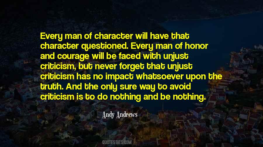Quotes About Man Of Character #920554