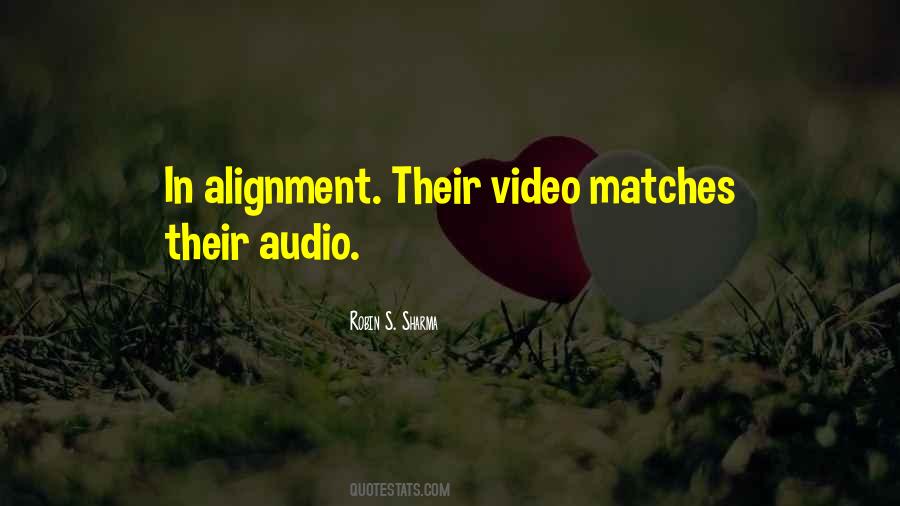 Quotes About Alignment #263943