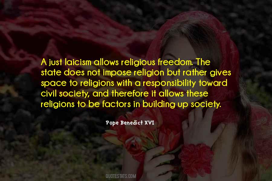 Quotes About Religion And Society #1046323