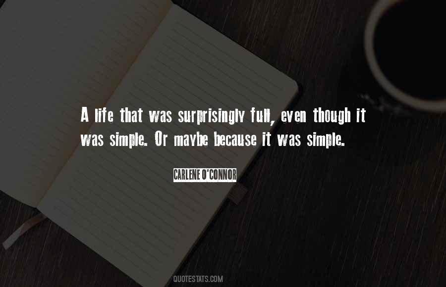 Quotes About When Things Were Simple #1588