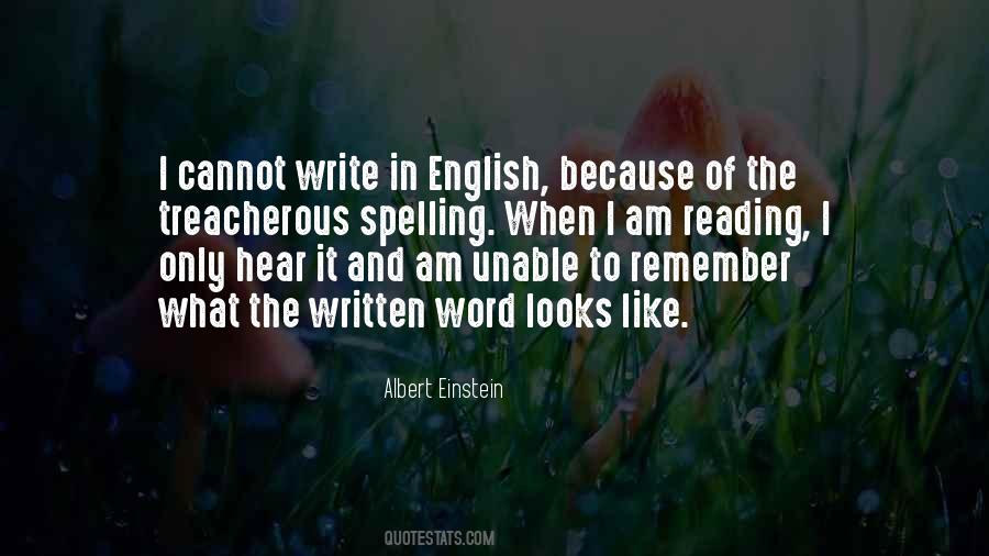 Quotes About English Writing #350886