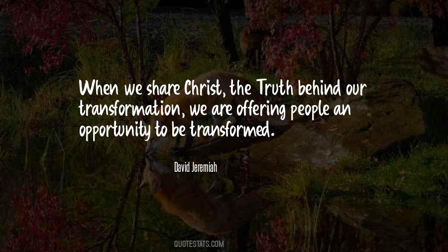 Quotes About Transformation In Christ #382755