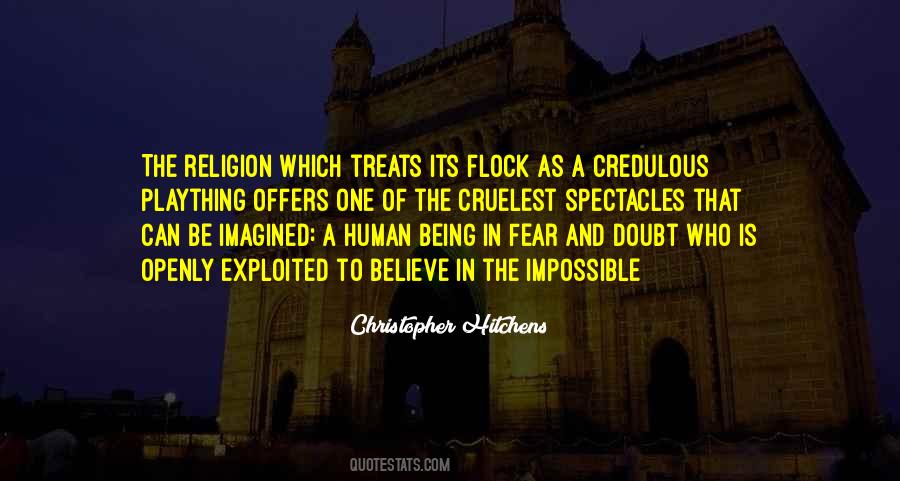 Quotes About Religion And Fear #125081