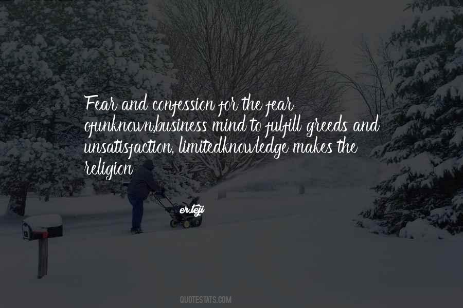 Quotes About Religion And Fear #851046