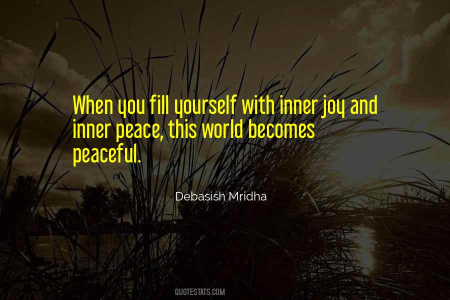 Quotes About Peace With Yourself #1216966