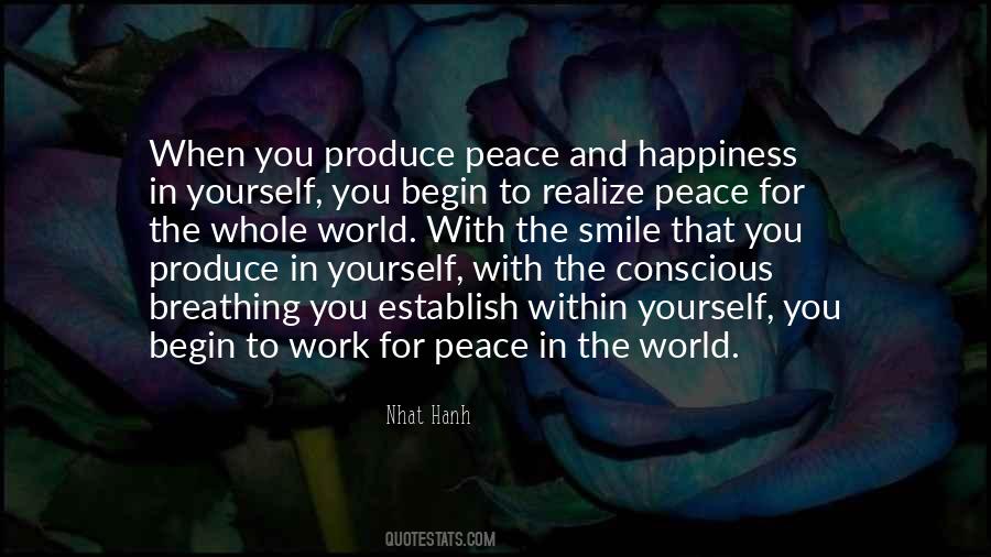 Quotes About Peace With Yourself #1230647