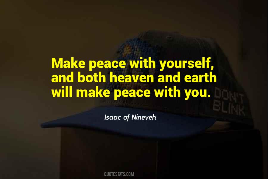 Quotes About Peace With Yourself #1694690