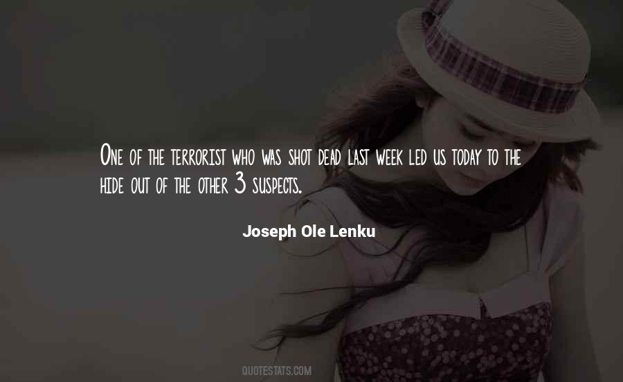Quotes About Suspects #288560