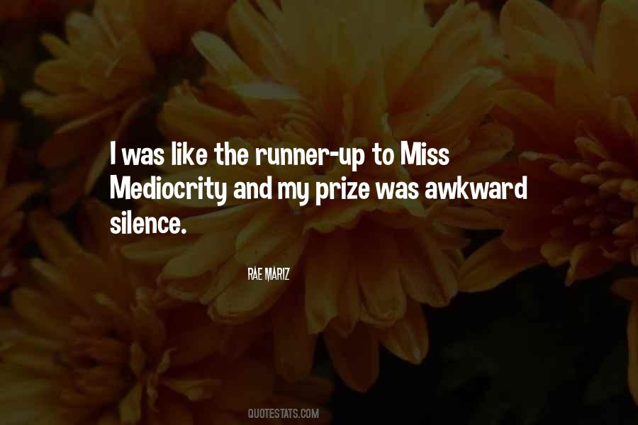 Quotes About Runner Up #131177