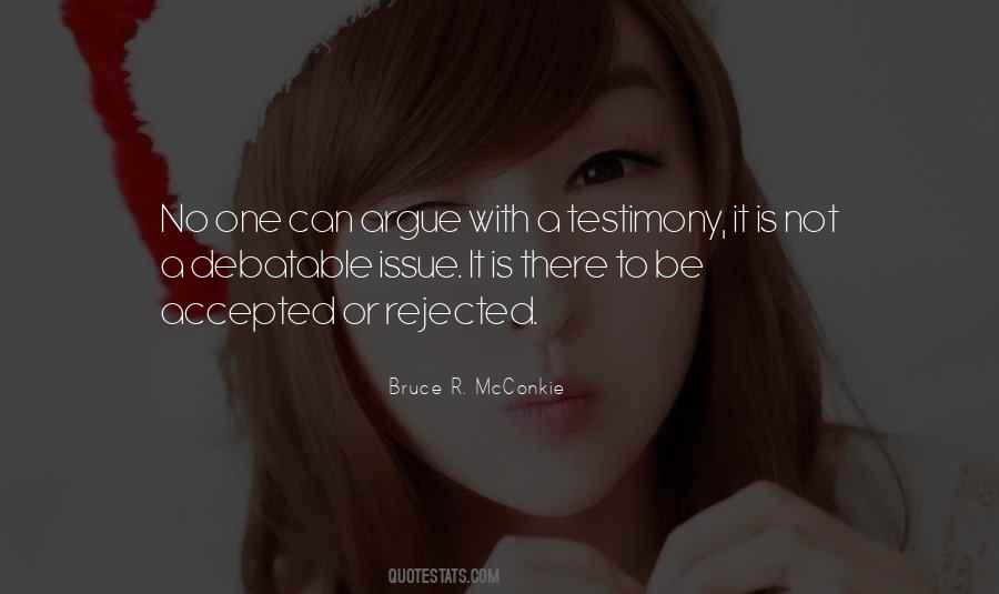 Quotes About A Testimony #1004085