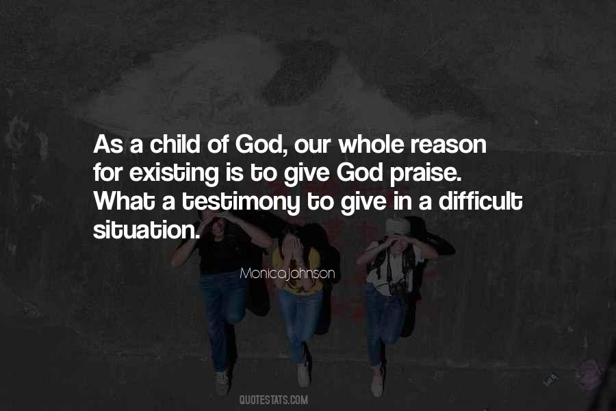 Quotes About A Testimony #1712403