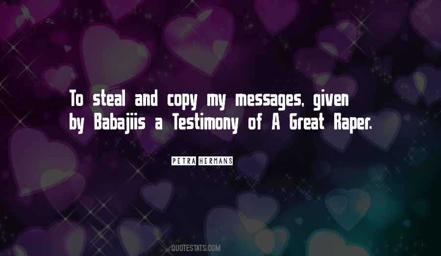 Quotes About A Testimony #966695