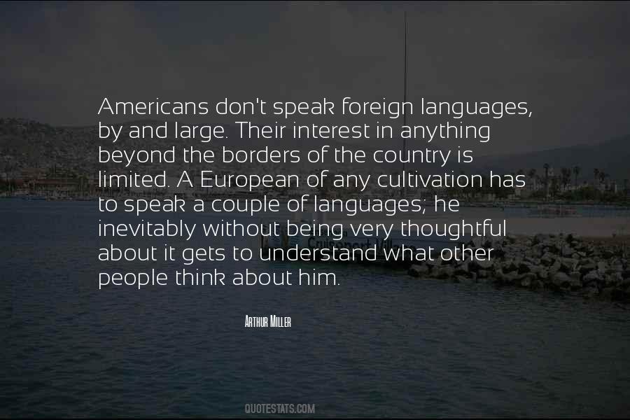 Quotes About Other Languages #1268556