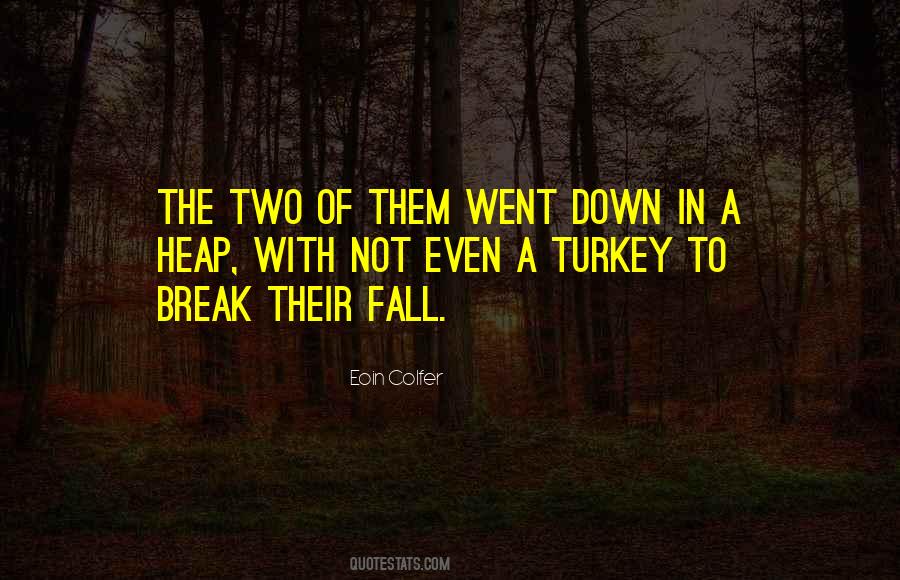 Quotes About Down Fall #170494