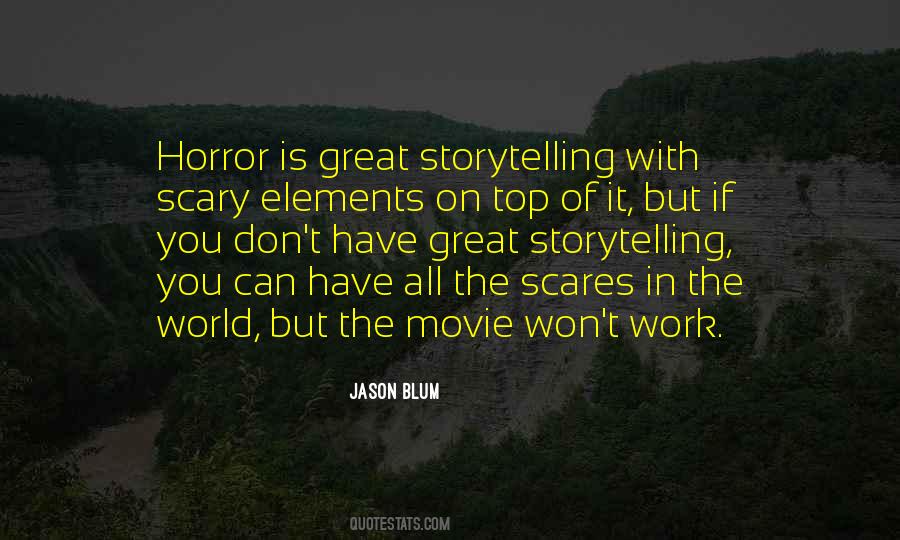 Quotes About Scary World #1322807