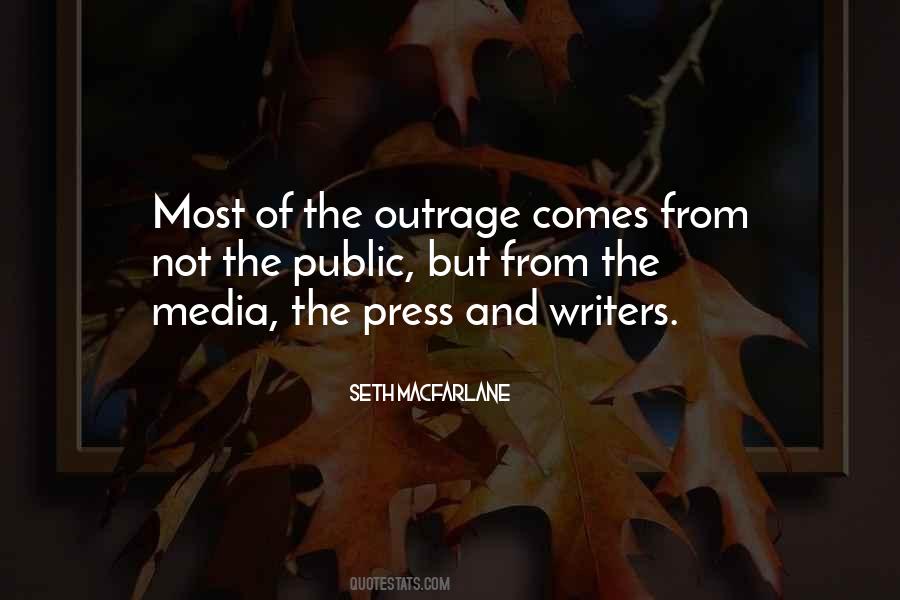 Quotes About Outrage #1055979