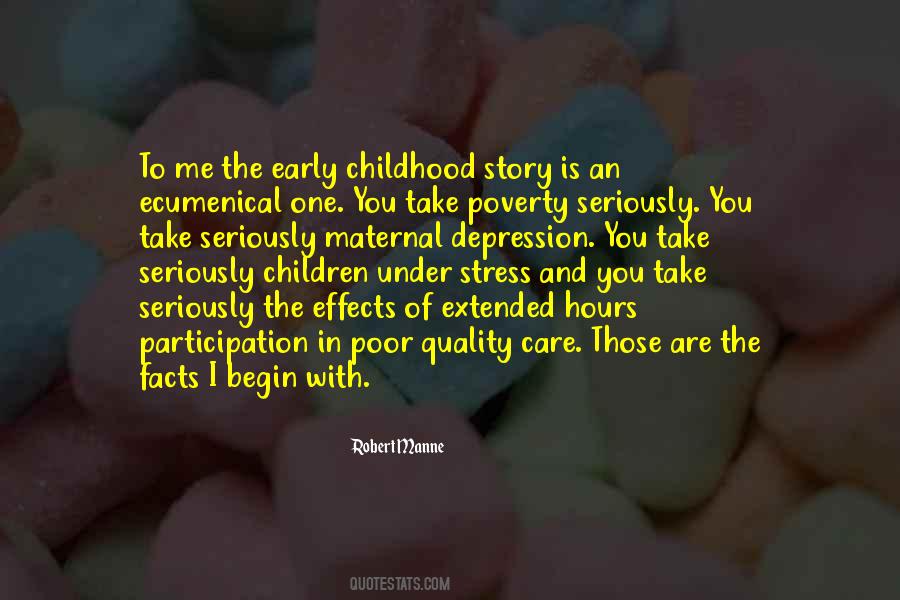 Childhood Depression Quotes #111779