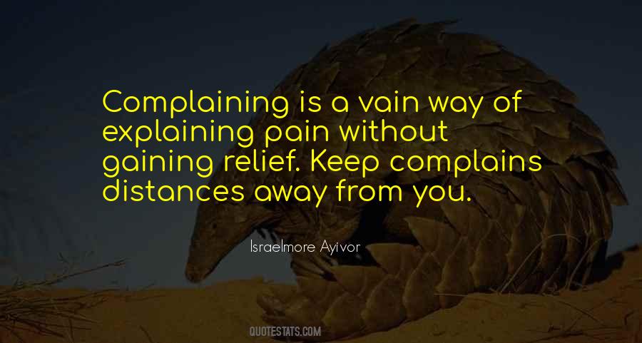 Quotes About Relief Pain #802103