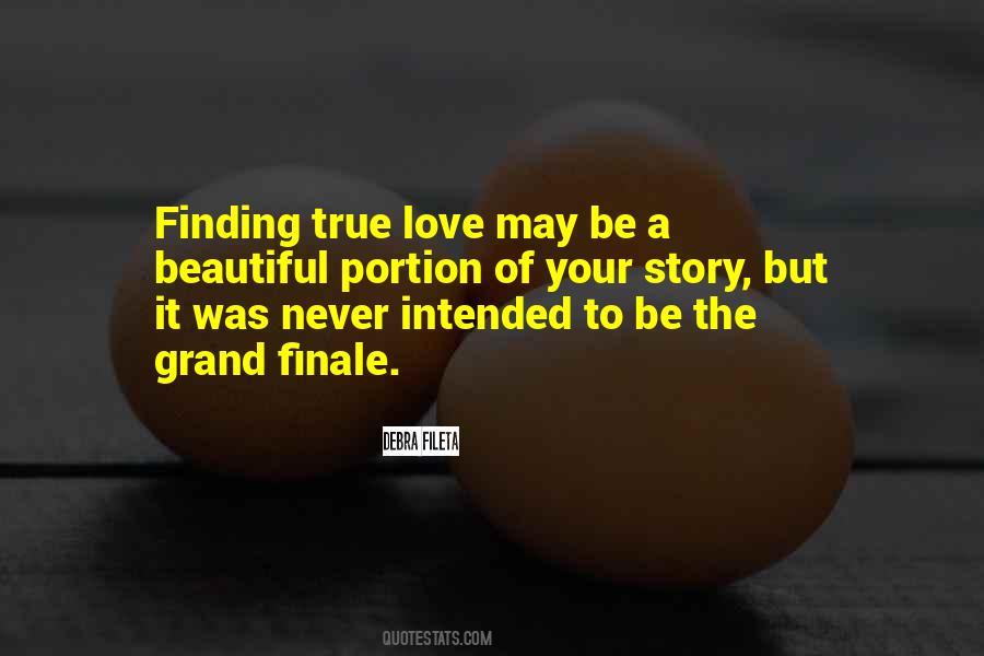 Quotes About True Love Story #1017380