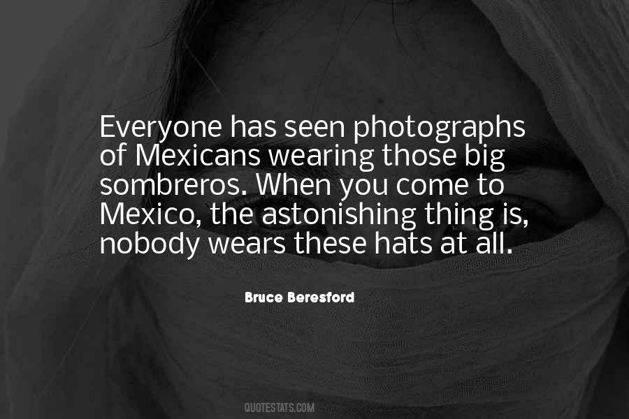 Quotes About Sombreros #61911