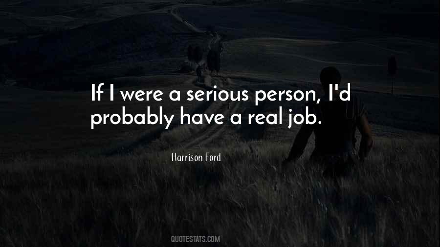 Quotes About Serious Person #265318