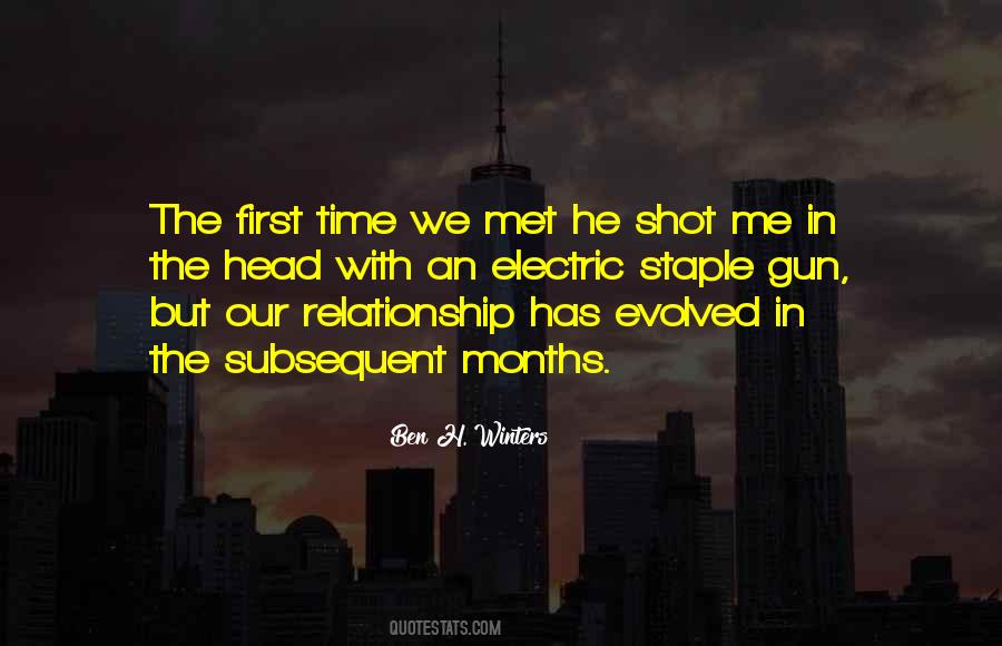 Quotes About First Time We Met #1775226