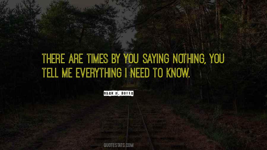 Quotes About Saying Nothing #1693060