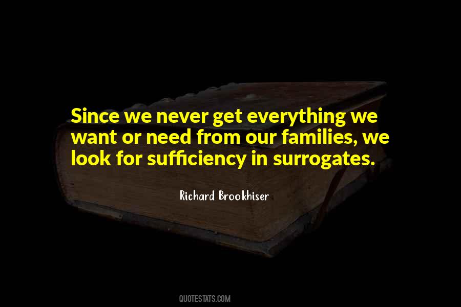 Quotes About Sufficiency #1058567