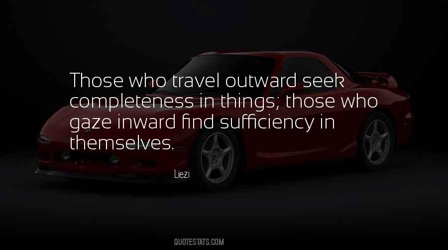 Quotes About Sufficiency #1163754