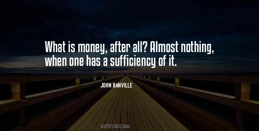 Quotes About Sufficiency #365804