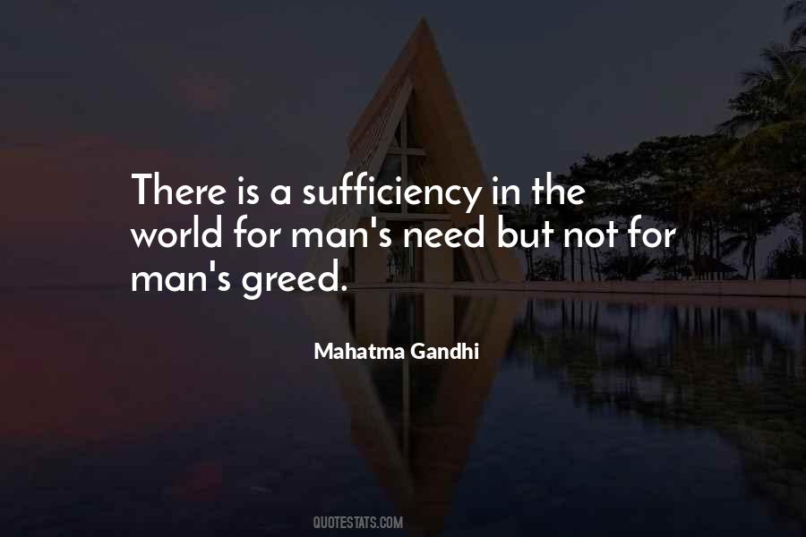 Quotes About Sufficiency #676320