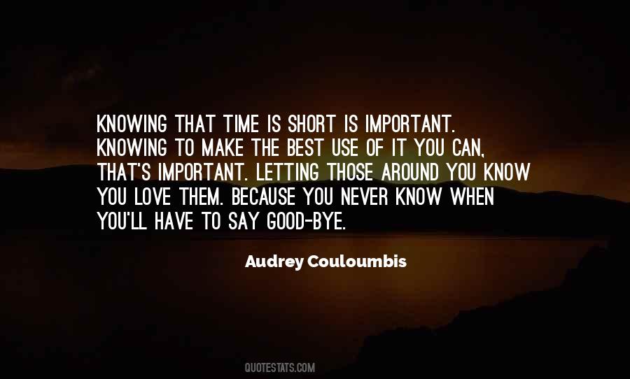 Quotes About Bye Love #1772051