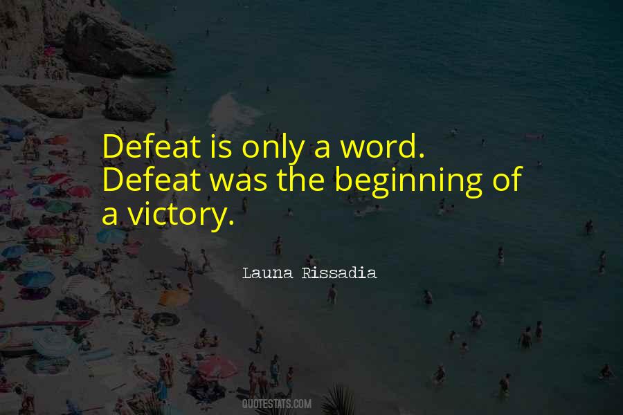 Defeat Inspirational Quotes #289091