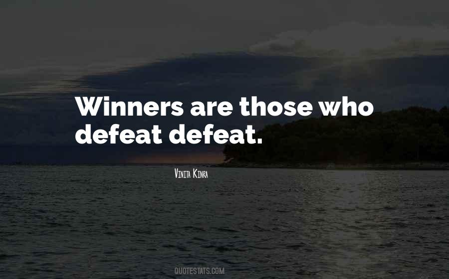 Defeat Inspirational Quotes #598654