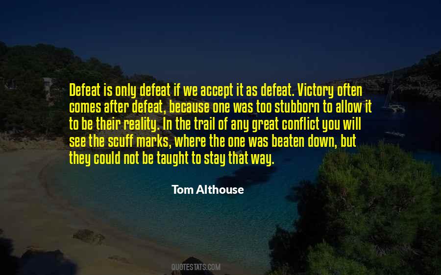 Defeat Inspirational Quotes #637009