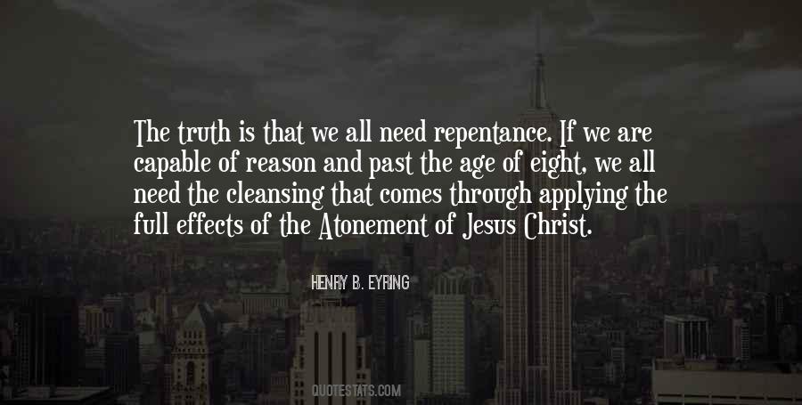 Jesus Christ Atonement Quotes #1038819