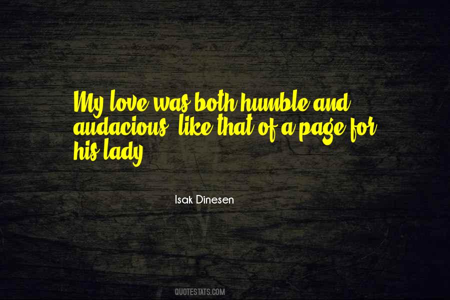 Quotes About Humble Love #221531