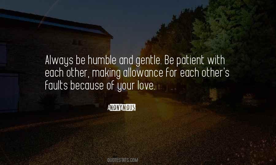 Quotes About Humble Love #61366