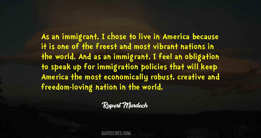 Immigration In America Quotes #586990