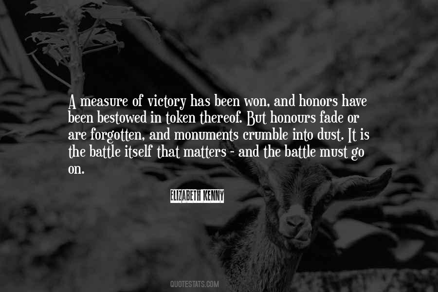 Quotes About Battle And Victory #1231224
