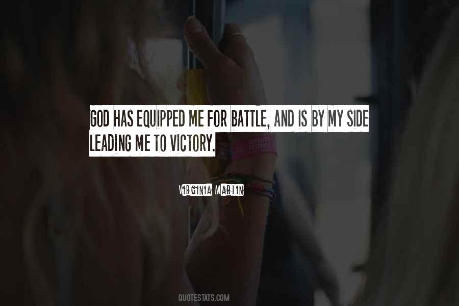 Quotes About Battle And Victory #136158