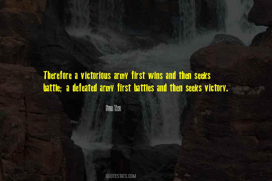 Quotes About Battle And Victory #1691667