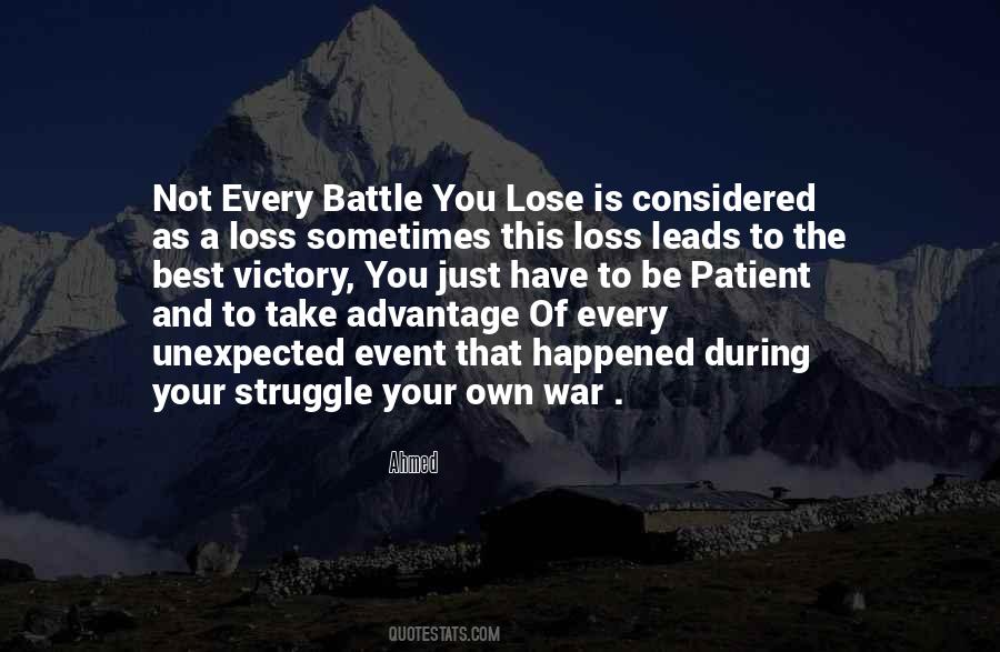 Quotes About Battle And Victory #201018