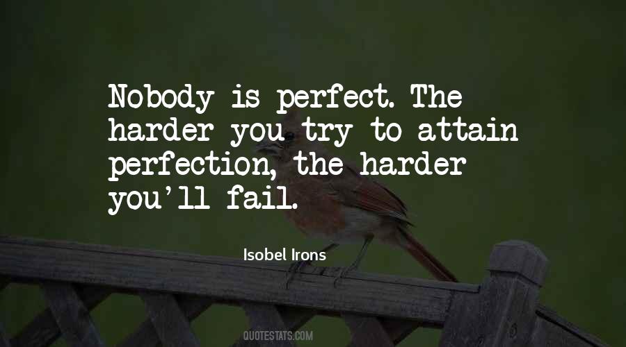 Quotes About Nobody Is Perfect #1262464