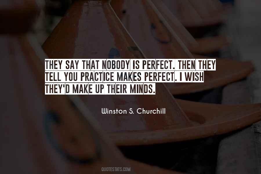 Quotes About Nobody Is Perfect #411526