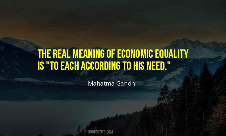 Quotes About Economic Equality #666017