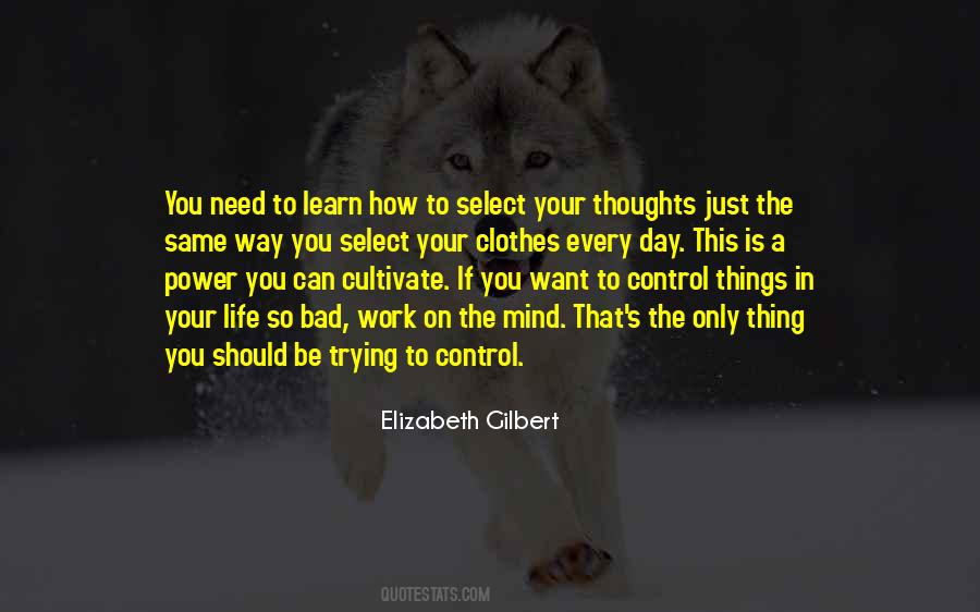 Quotes About Trying To Control Everything #31772