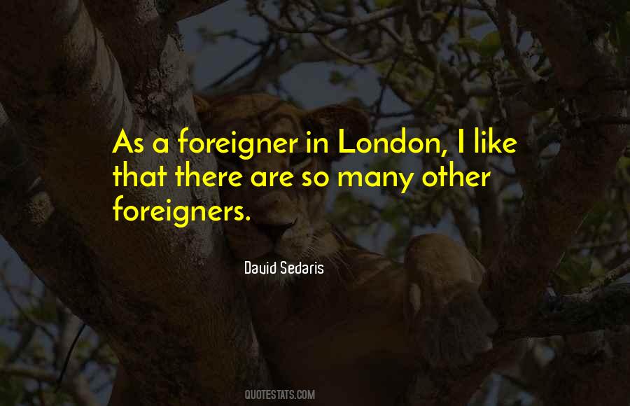 Quotes About Foreigners #470345