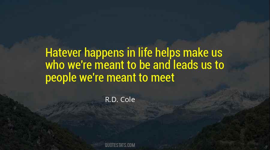 In Life We Meet Quotes #1717623